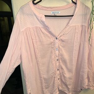 Pink pastel American Eagle shirt